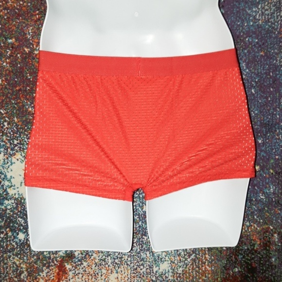Red Lightweight Silky Breathable Boxer Briefs - Picture 6 of 6